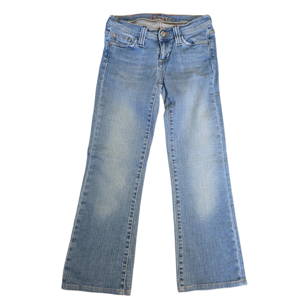 Hippie Women's Bootcut Jeans Size 3 / 26 Light Wash Low Rise Y2K Denim